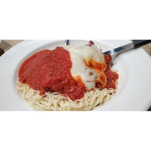 Chicken Parmigiana.